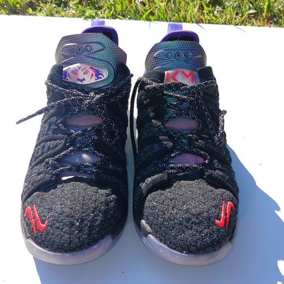 Nike LeBron XVIII NRG GS Size 4Y Black Bright Crimson Youth Woman Kids - Picture 10 of 16